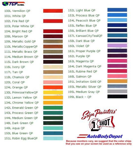 1OneShot LETTERING/PINSTRIPE/STRIPING PAINT 18 COLORS eBay